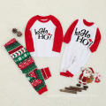 Hot style new autumn/winter home clothing family suit Christmas hat printed family dress